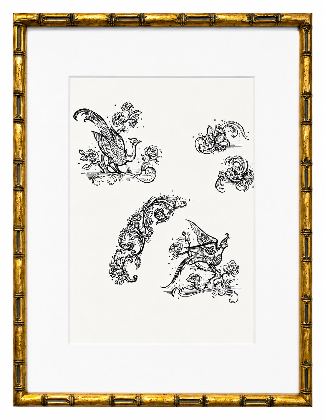 Birds & Buds Original Framed