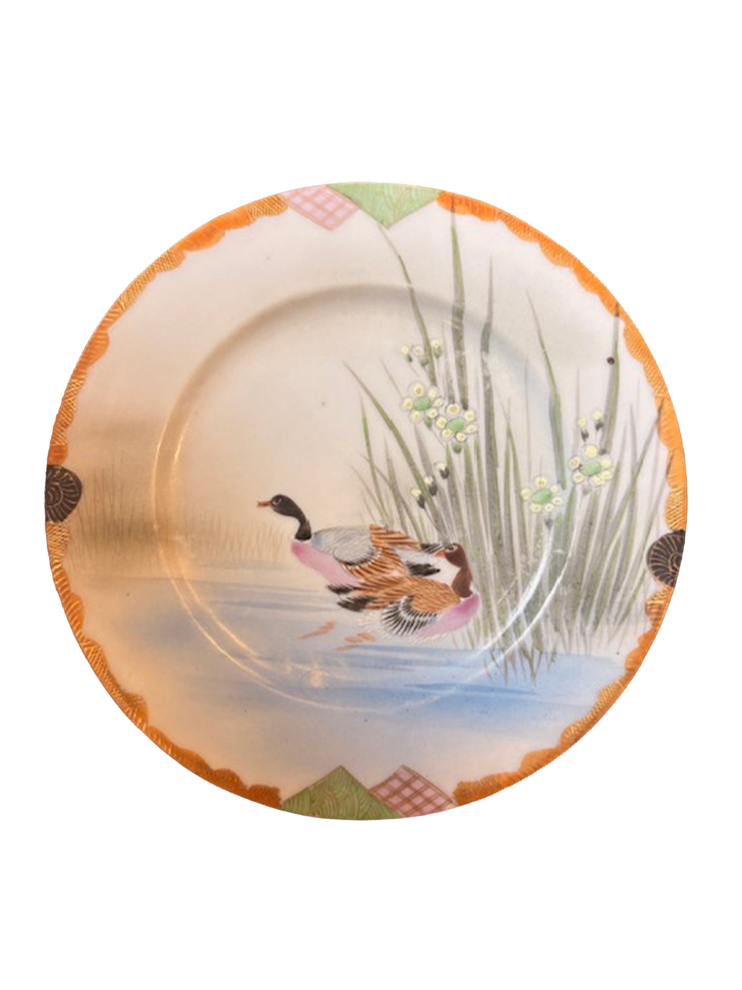 Japanese Duck Sugar Bowl and Side Plates