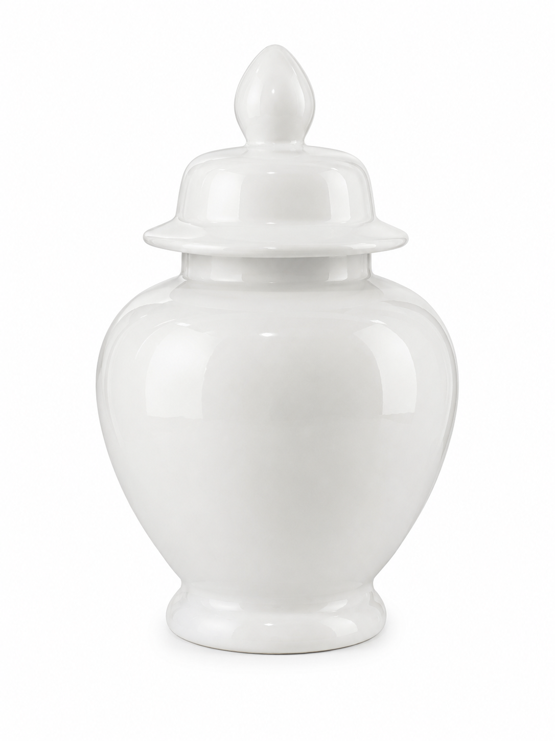 White Ceramic Sweet Jar