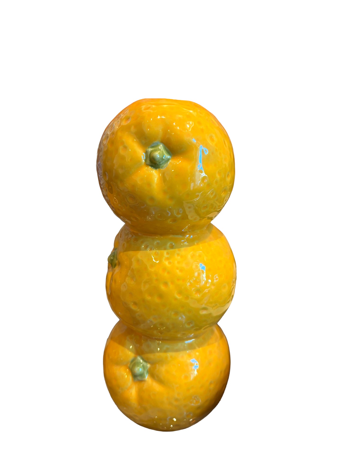 Orange Bud Vase
