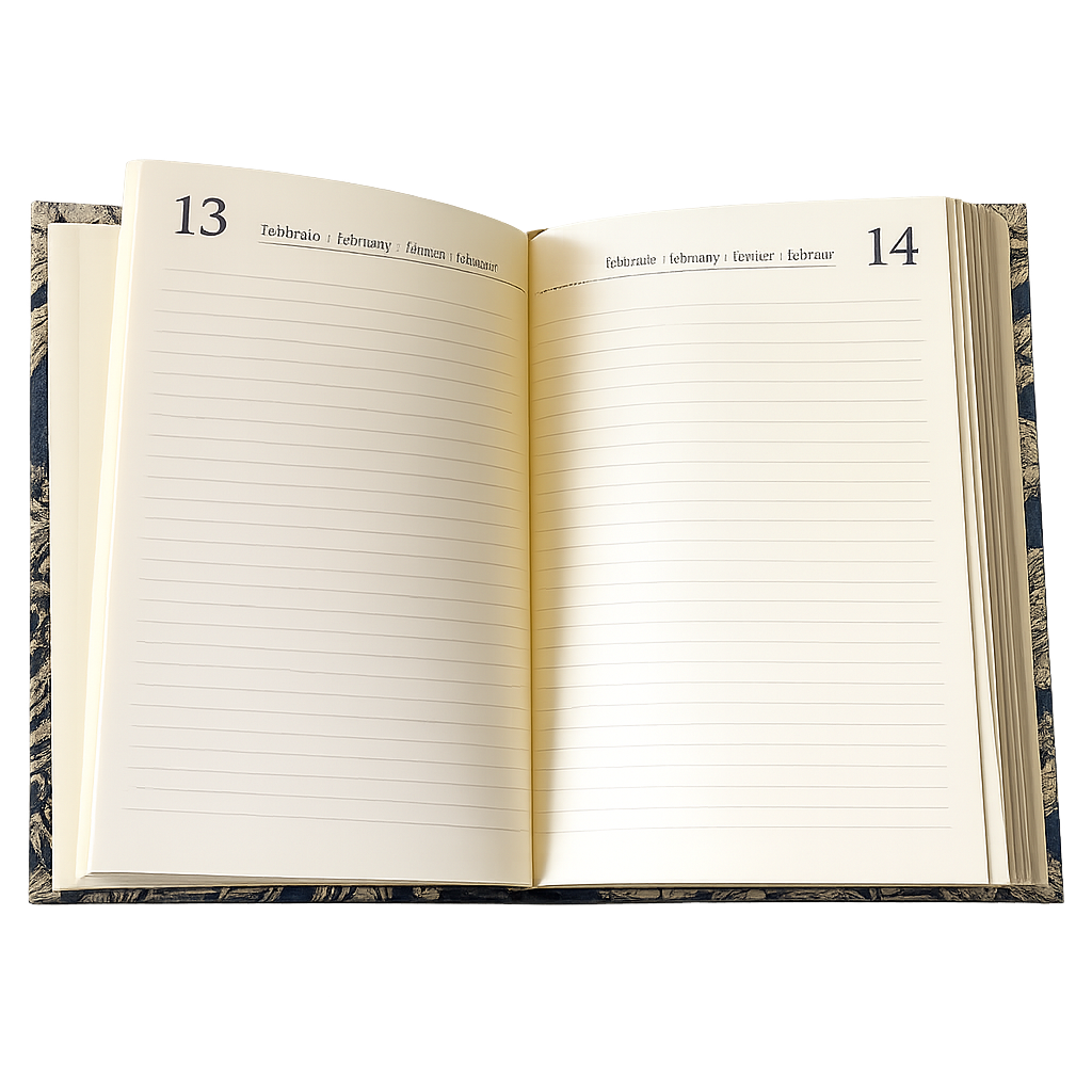 A5 Wallpaper-bound Diary