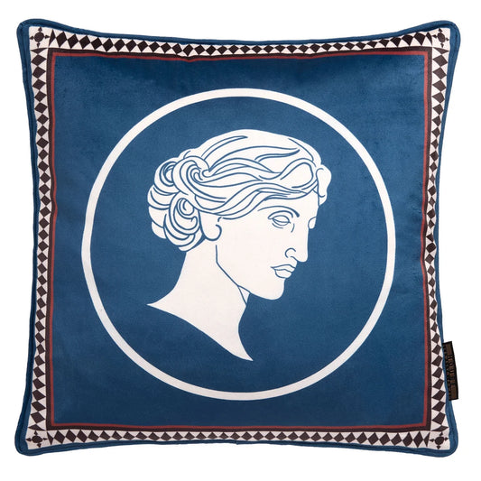 Goddess Cushion In Teal