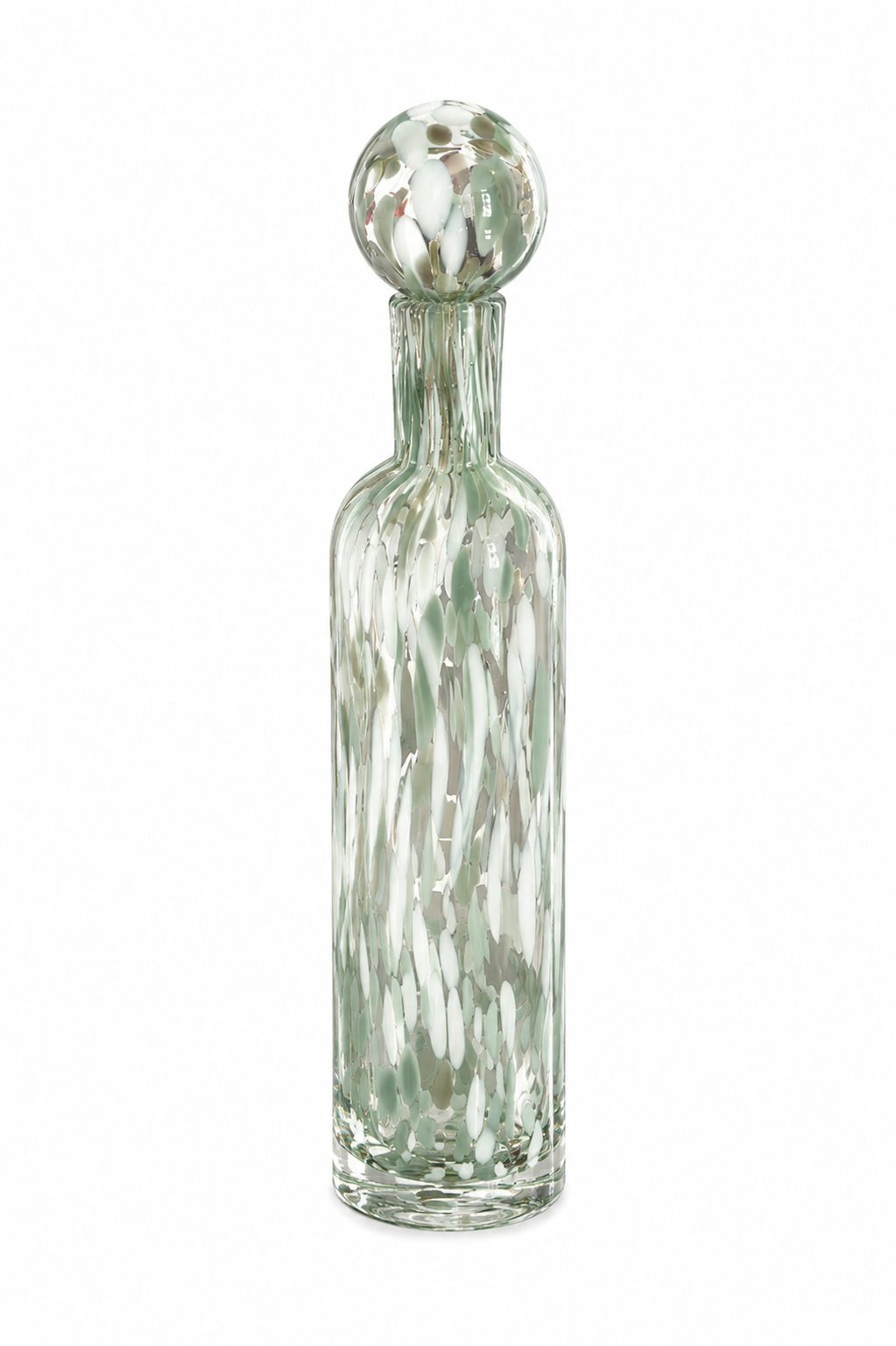 Green Speckled Vase
