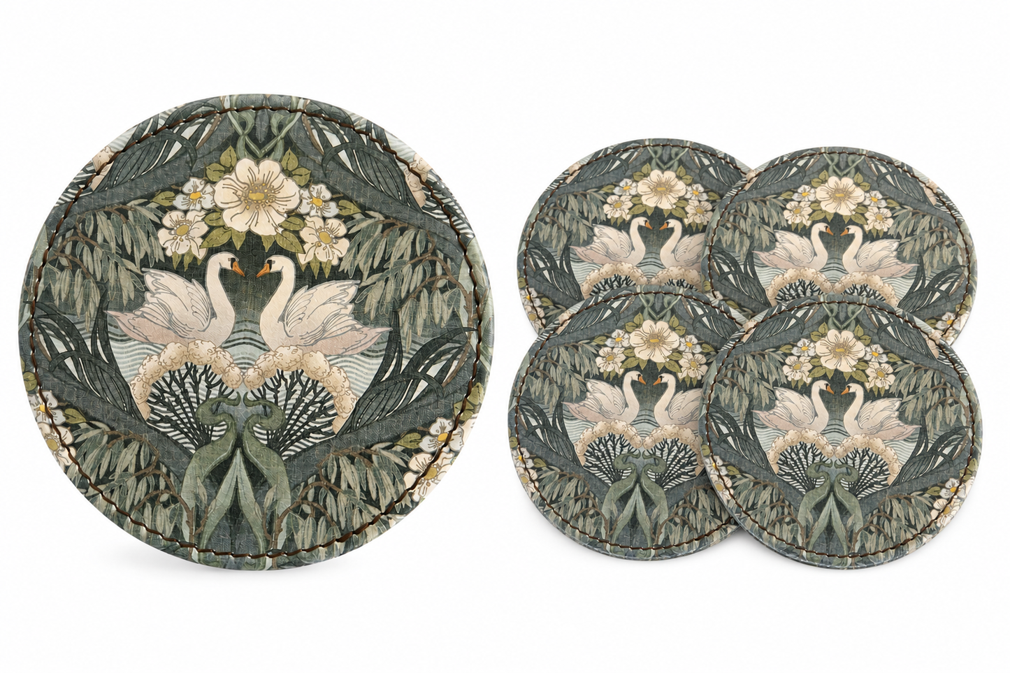 Bibury Swan Coaster Set x 4