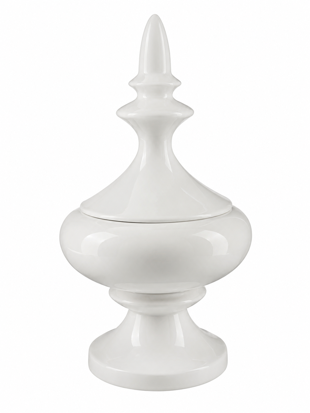 White Ceramic Ginger Jar