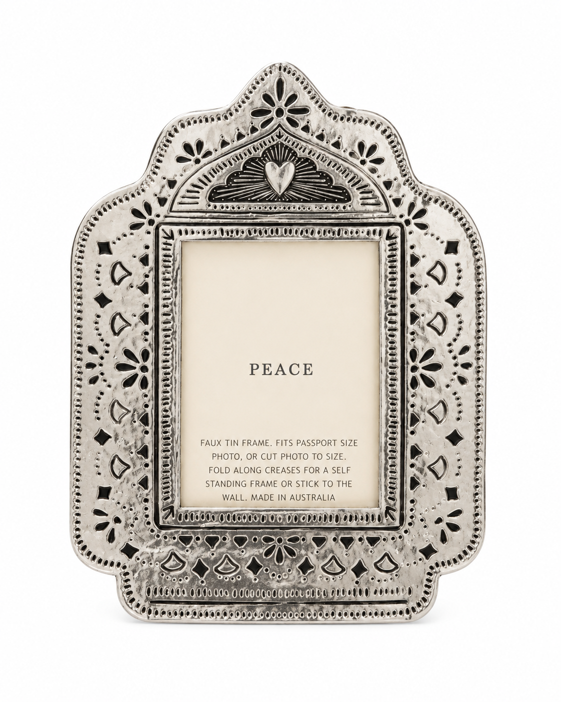 Faux Tin Photo Frame