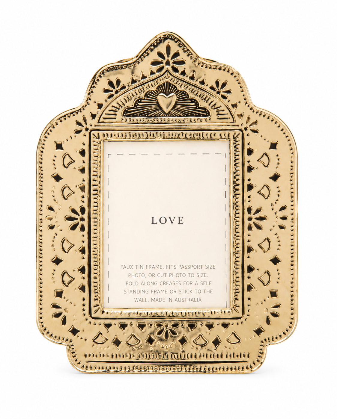 Faux Tin Photo Frame