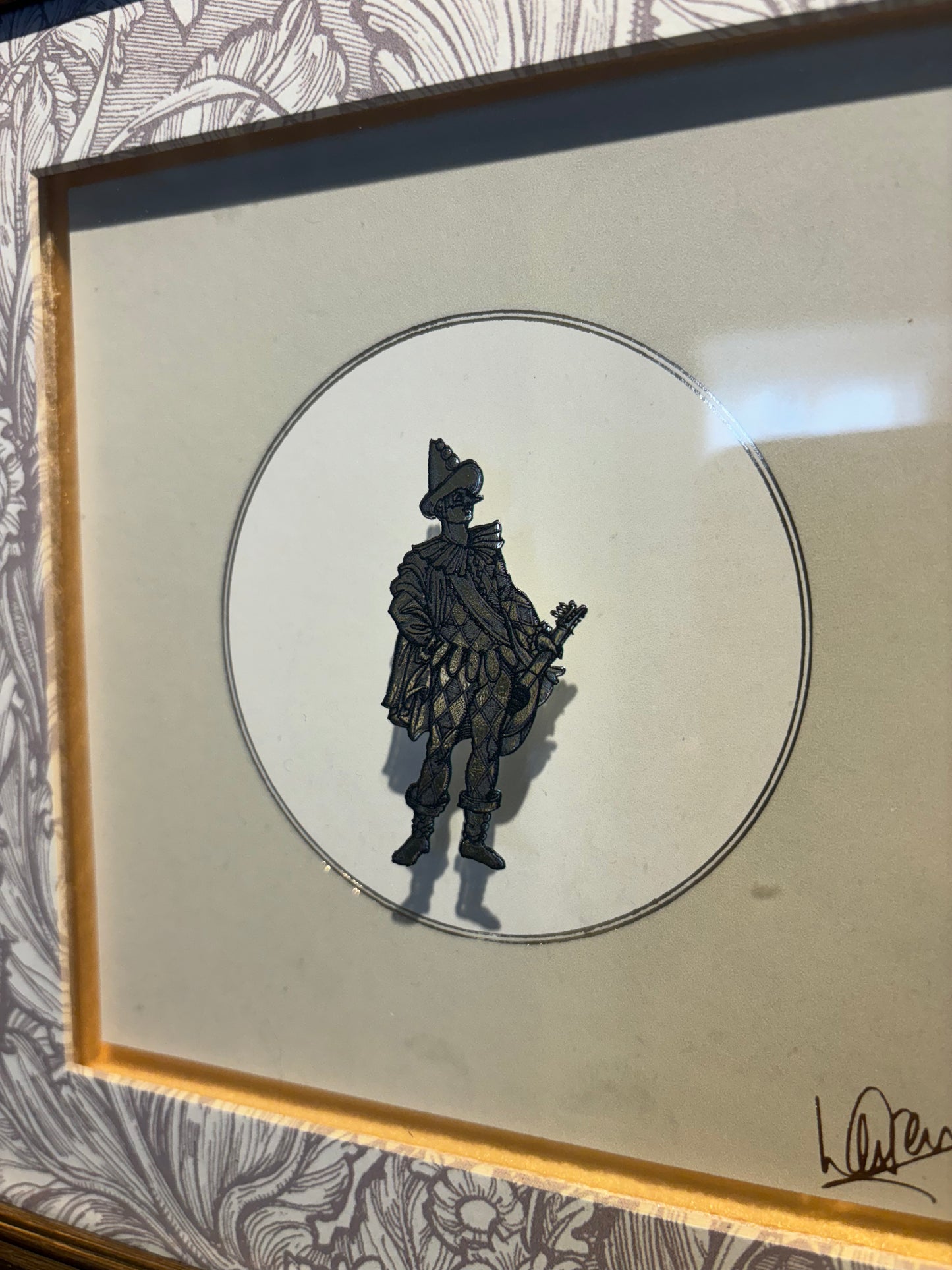 Harlequinade Vignette Print Wall Art