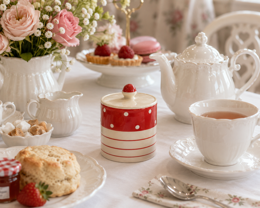 Midwinter Stylecraft Polkadot Sugar Pot