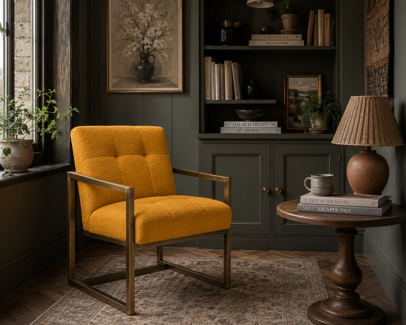 Mustard Accent Armchair