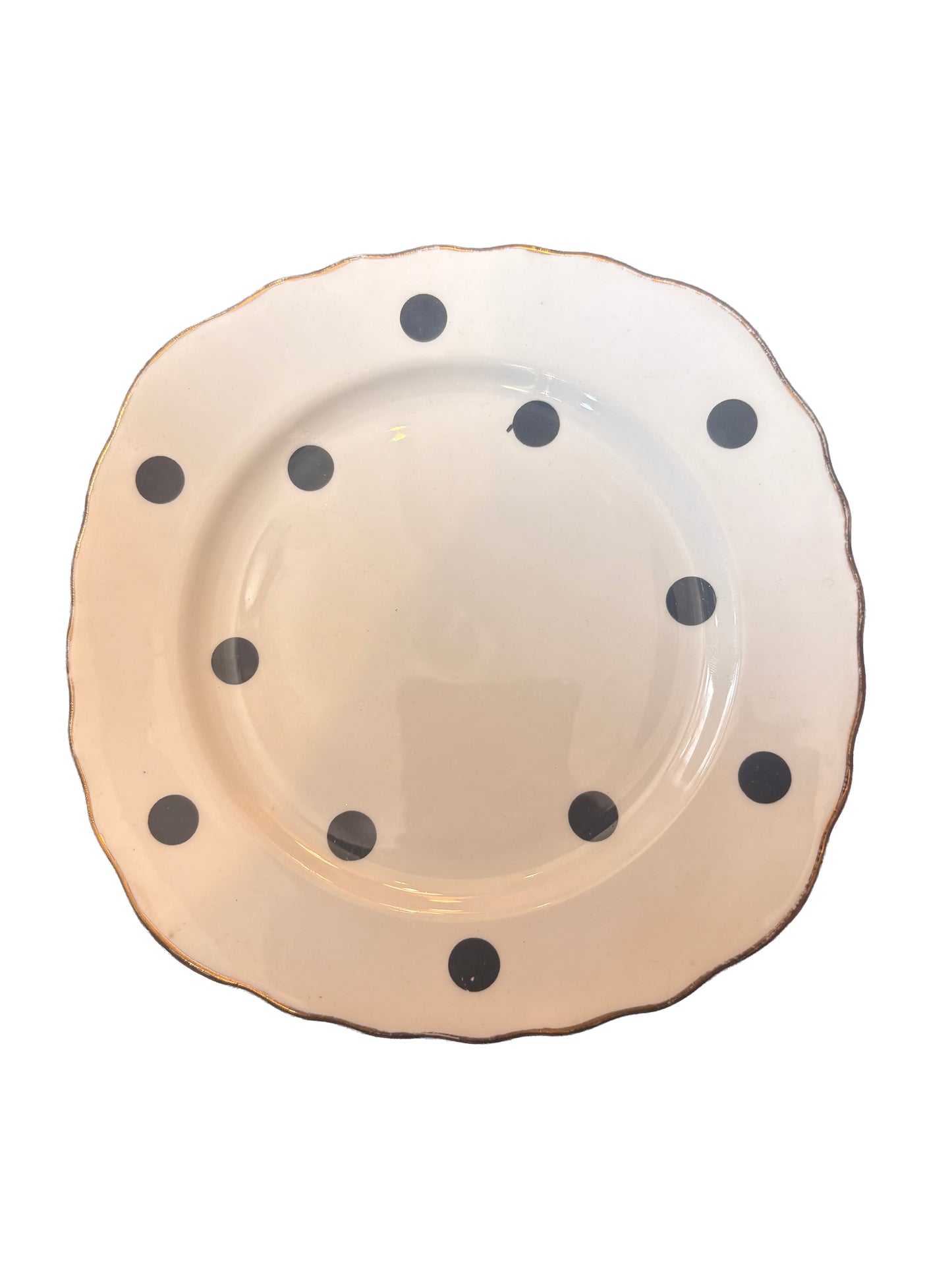 Black and White Spotty Plates