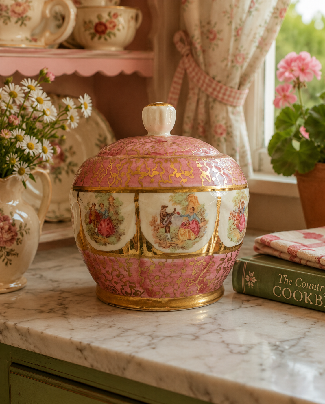 Pink Sugar Pot