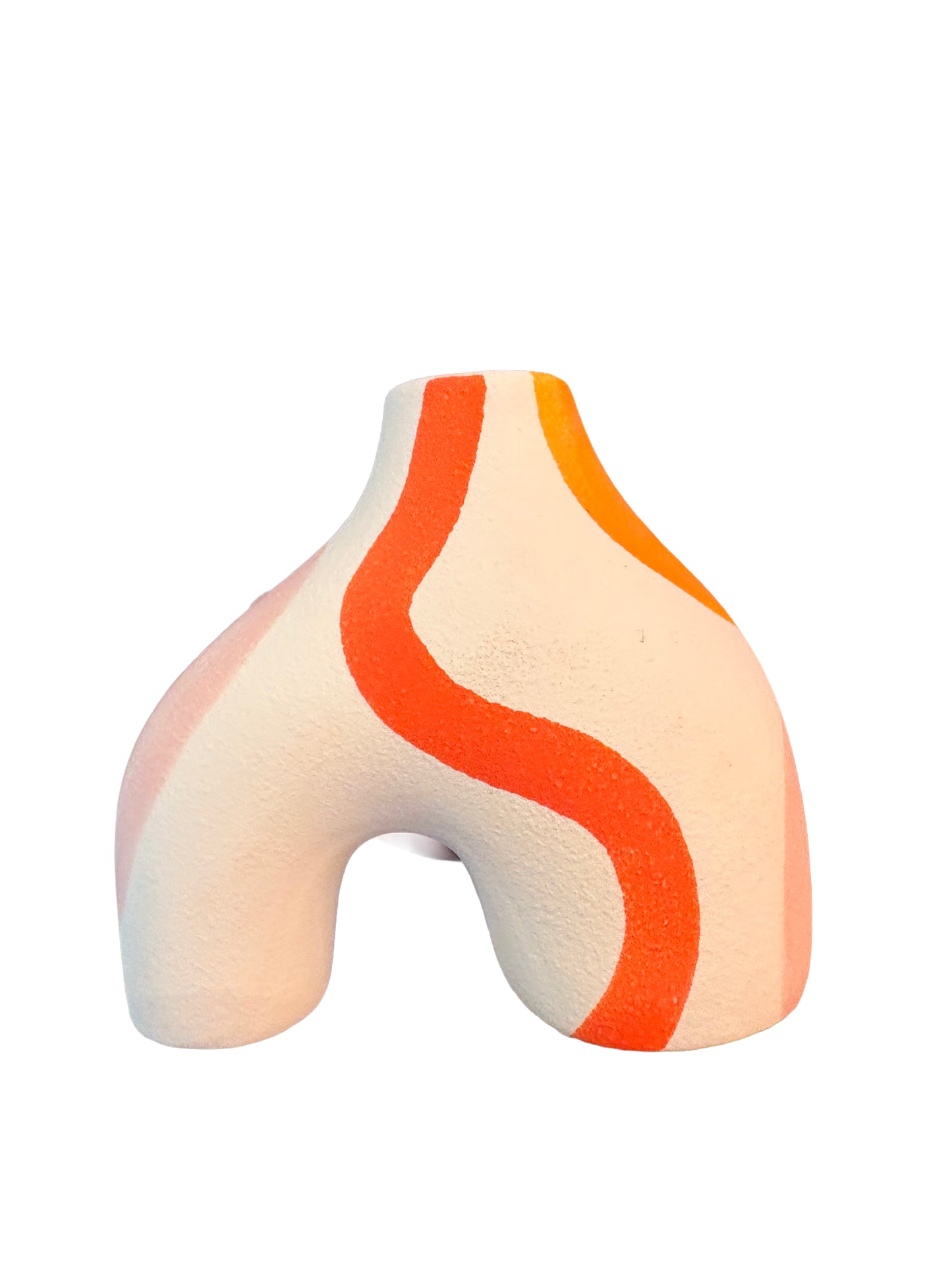 Orange and Pink Bud Vases